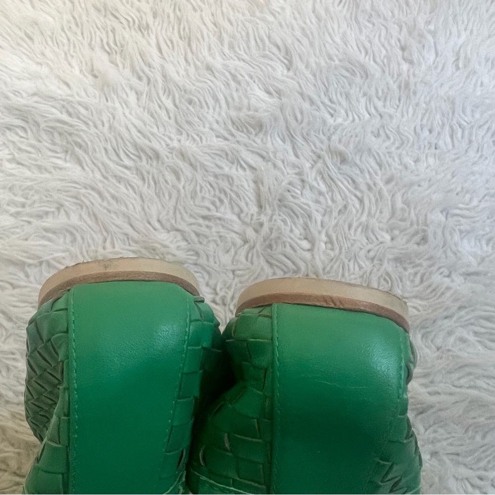Freda Salvador Jada Square Flat Ballet Flat - Green - Picture 3 of 11